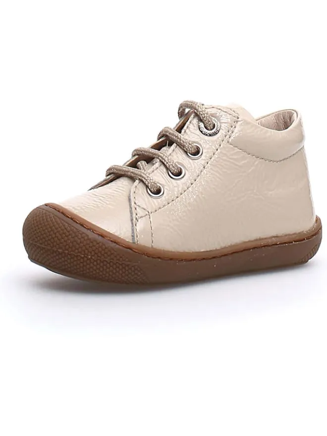 Leder-Lauflernschuhe "Cocoon" in Creme>Naturino Outlet