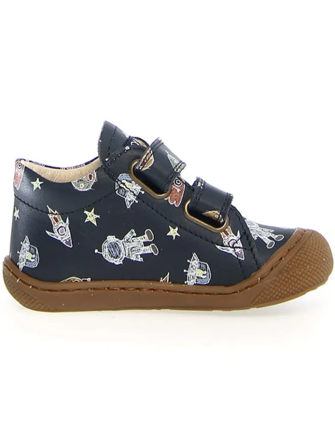 Leder-Lauflernschuhe "Cocoon" in in Dunkelblau>Naturino Outlet