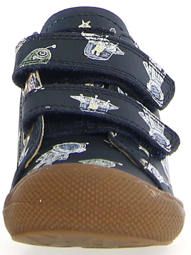 Leder-Lauflernschuhe "Cocoon" in in Dunkelblau>Naturino Outlet