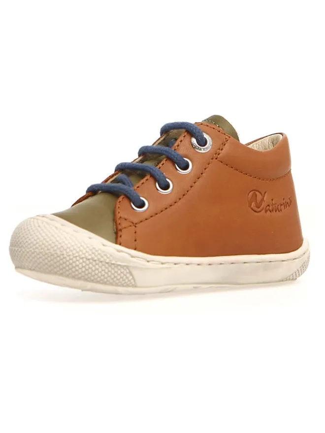 Leder-Lauflernschuhe "Cocoon" in Hellbraun>Naturino Outlet