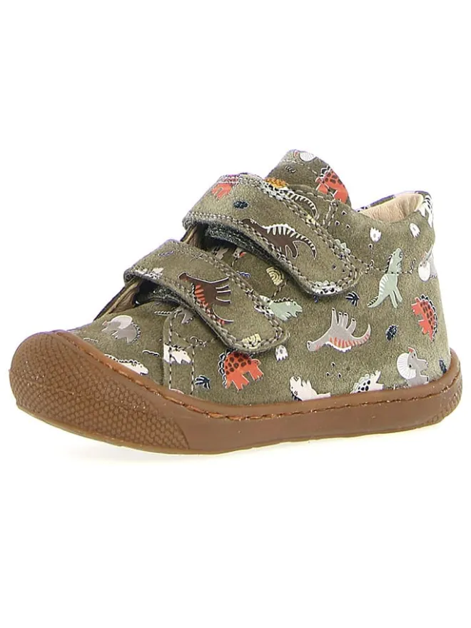 Naturino Lauflernschuhe^Leder-Lauflernschuhe "Cocoon" in Khaki