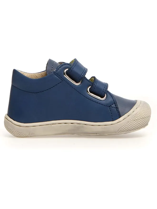 Leder-Lauflernschuhe "Cocoon" in Dunkelblau>Naturino Best