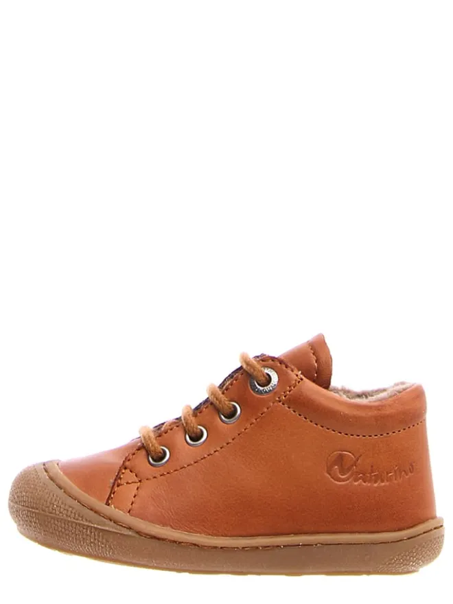 Naturino Lauflernschuhe^Leder-Lauflernschuhe "Cocoon" in Hellbraun