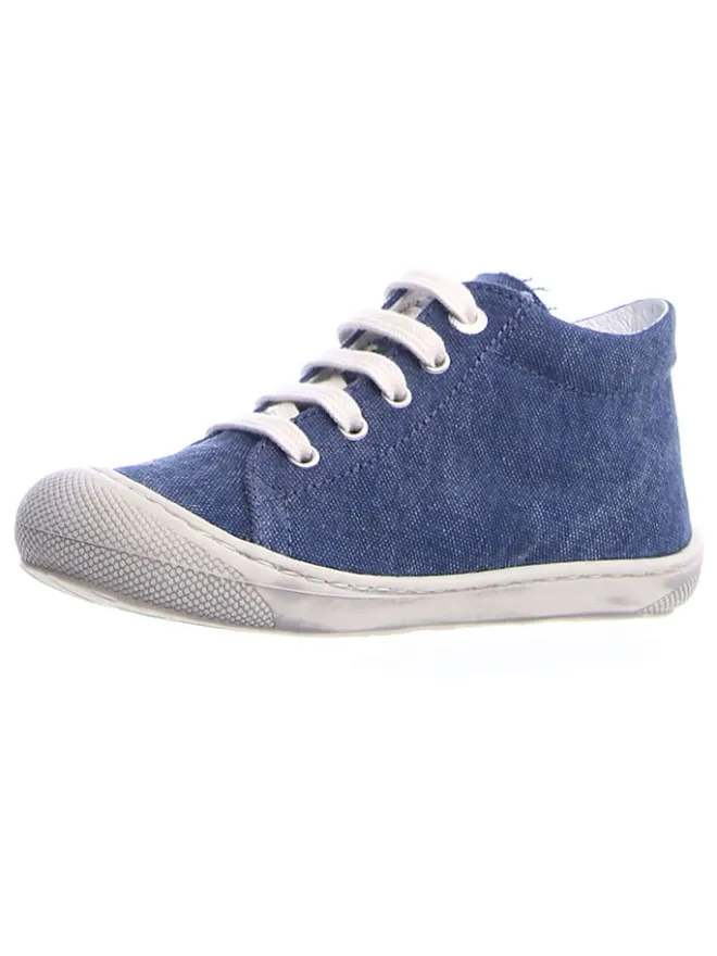 Leder-Lauflernschuhe "Cocoon" in Blau>Naturino Discount