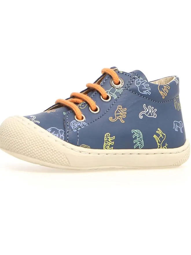 Leder-Lauflernschuhe "Cocoon" in Dunkelblau>Naturino Online