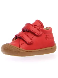 Leder-Lauflernschuhe "Cocoon" in Rot>Naturino Outlet