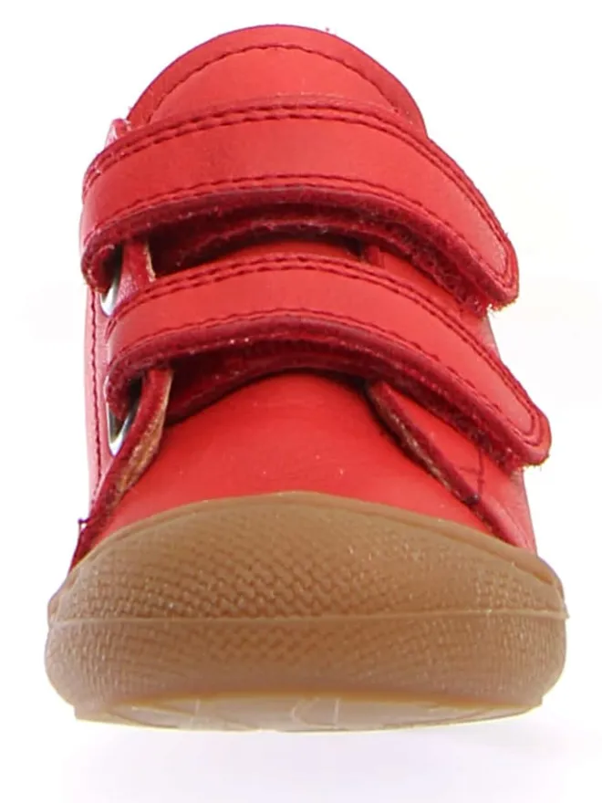 Leder-Lauflernschuhe "Cocoon" in Rot>Naturino Outlet