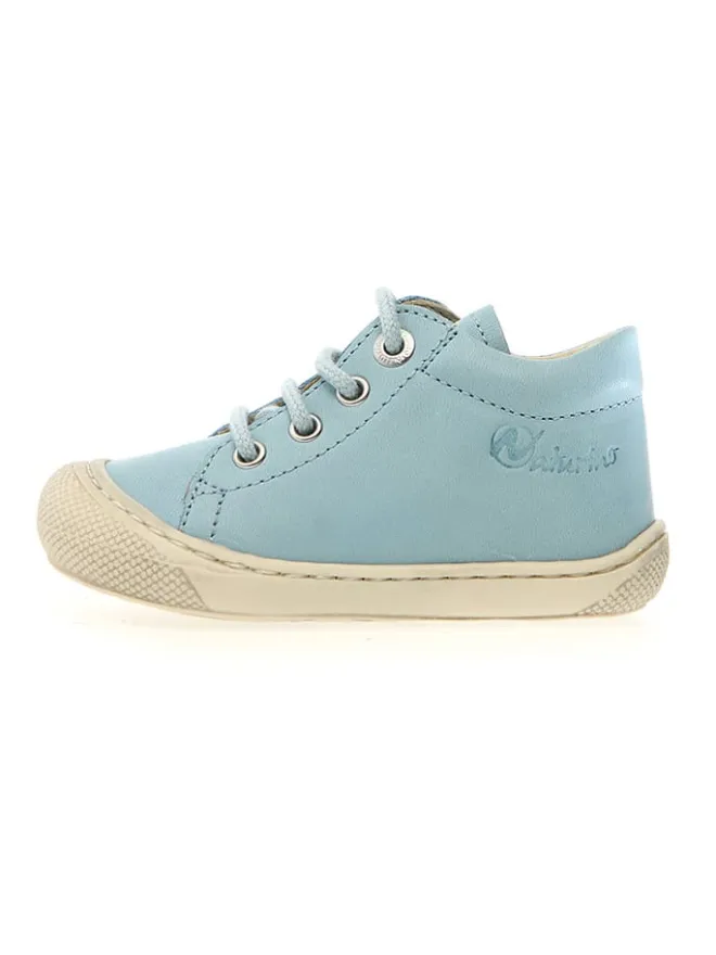Naturino Lauflernschuhe^Leder-Lauflernschuhe "Cocoon" in Hellblau