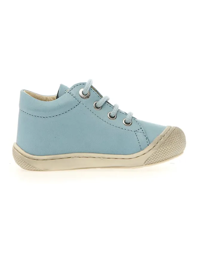 Naturino Lauflernschuhe^Leder-Lauflernschuhe "Cocoon" in Hellblau