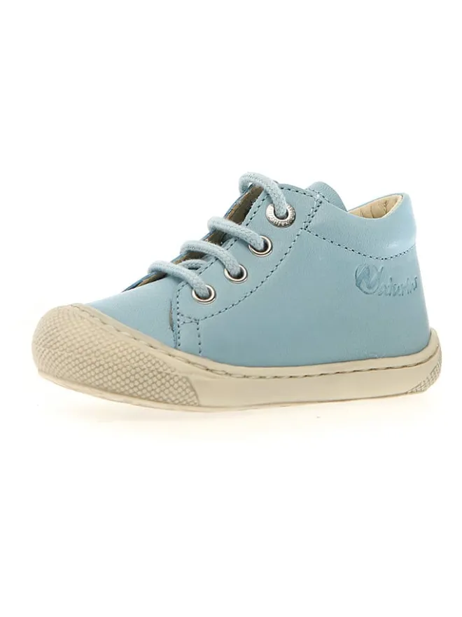 Naturino Lauflernschuhe^Leder-Lauflernschuhe "Cocoon" in Hellblau