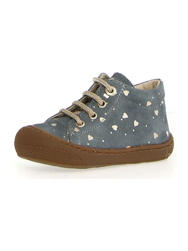 Leder-Lauflernschuhe "Cocoon" in Hellblau>Naturino Discount