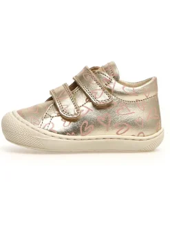 Leder-Lauflernschuhe "Cocoon" in Gold>Naturino New