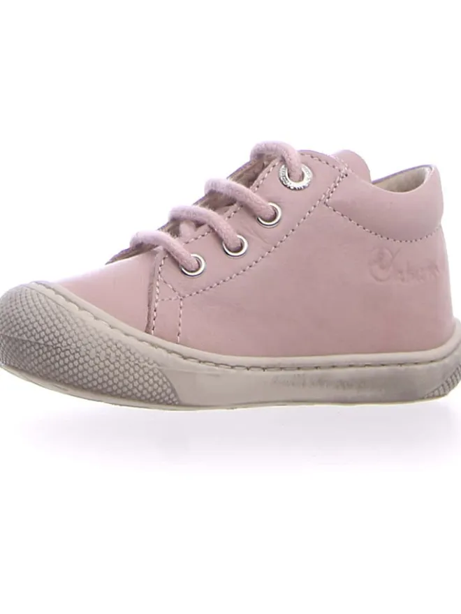 Leder-Lauflernschuhe "Cocoon" in Rosa>Naturino New