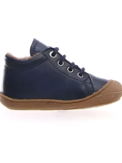 Leder-Lauflernschuhe "Cocoon" in Dunkelblau>Naturino Outlet