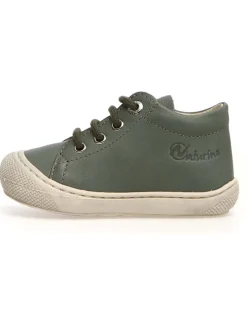 Naturino Lauflernschuhe^Leder-Lauflernschuhe "Cocoon" in Dunkelgrün