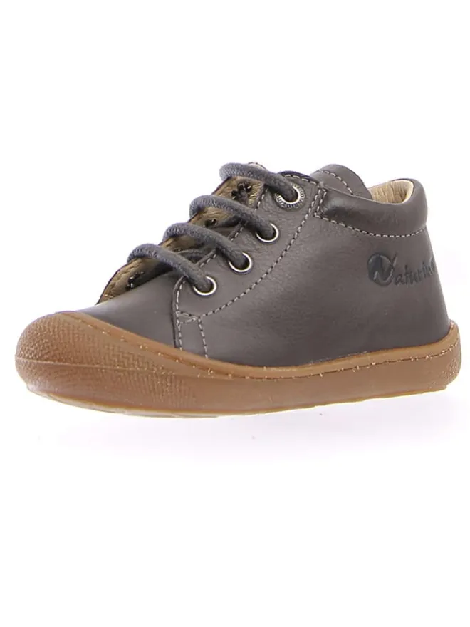 Naturino Lauflernschuhe^Leder-Lauflernschuhe "Cocoon" in Anthrazit