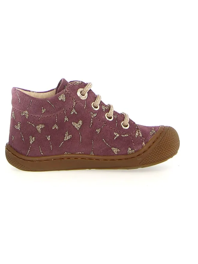 Naturino Lauflernschuhe^Leder-Lauflernschuhe "Cocoon" in Aubergine