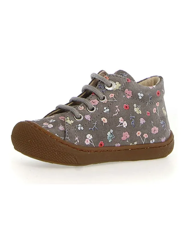 Leder-Lauflernschuhe "Cocoon" in Bunt/ Grau>Naturino Best