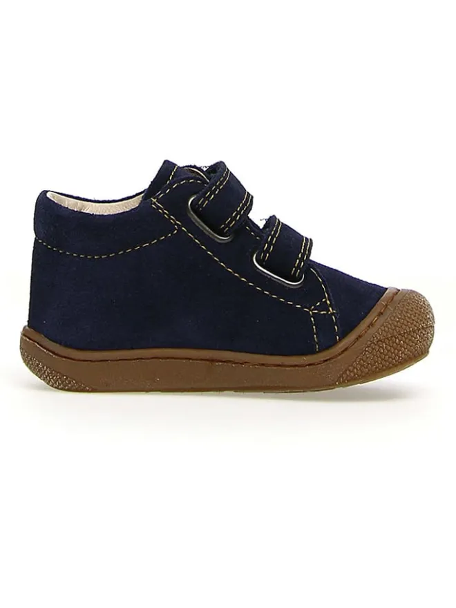 Leder-Lauflernschuhe "Cocoon" in Dunkelblau>Naturino Online