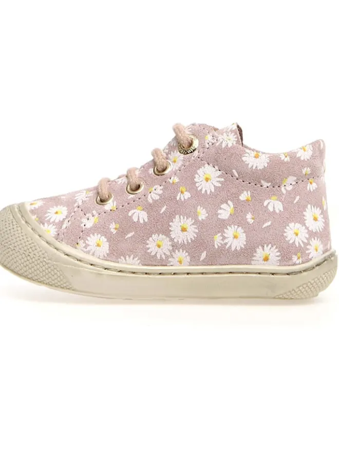 Leder-Lauflernschuhe "Cocoon" in Rosa>Naturino Best