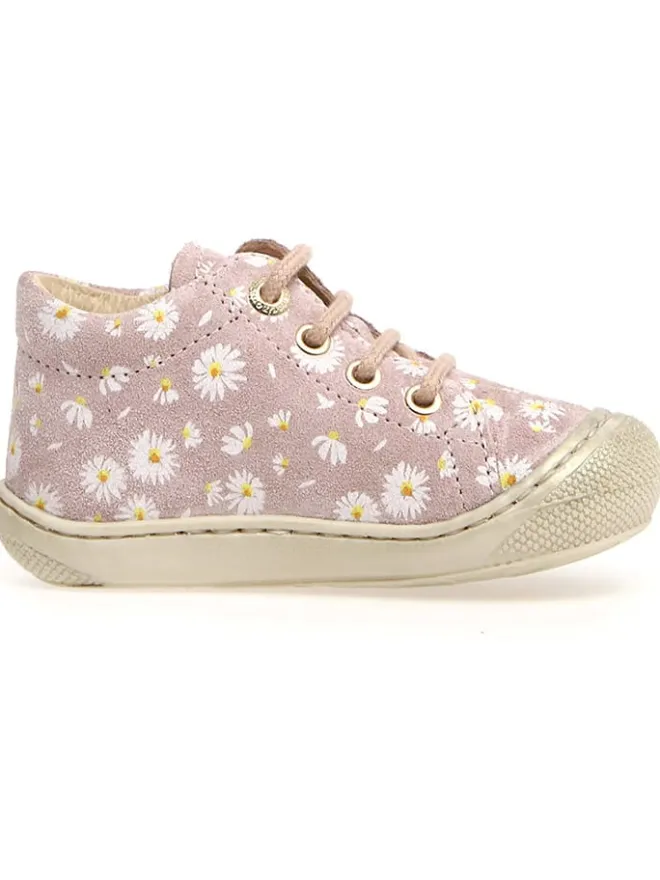 Leder-Lauflernschuhe "Cocoon" in Rosa>Naturino Best