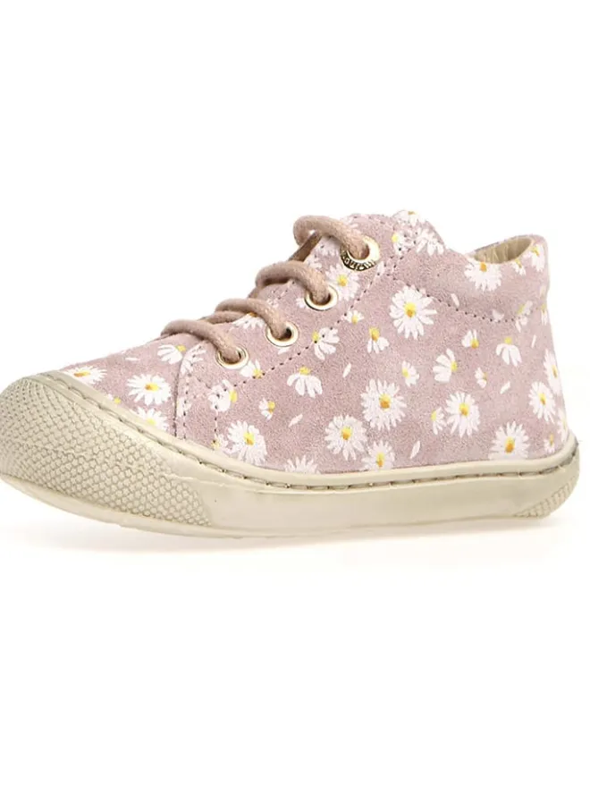 Leder-Lauflernschuhe "Cocoon" in Rosa>Naturino Best
