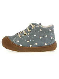 Leder-Lauflernschuhe "Cocoon" in Grau>Naturino Sale