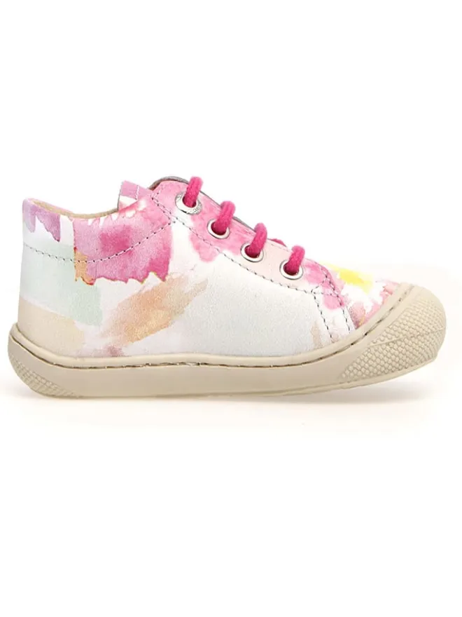 Leder-Lauflernschuhe "Cocoon" in Rosa/ Pink>Naturino New