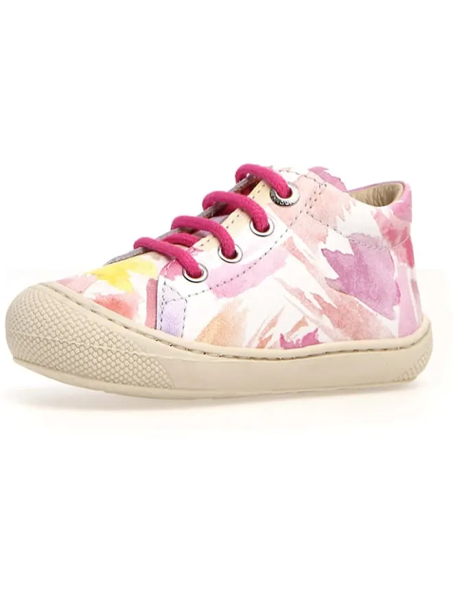 Leder-Lauflernschuhe "Cocoon" in Rosa/ Pink>Naturino New