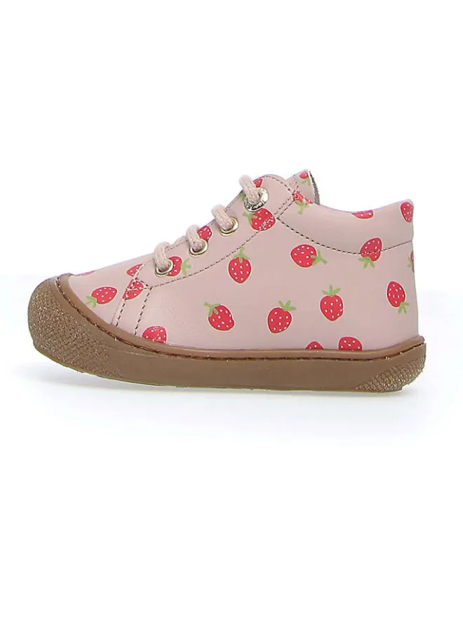 Leder-Lauflernschuhe "Cocoon" in Rosa>Naturino Sale