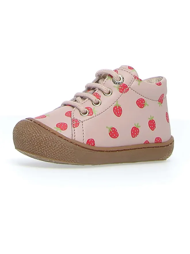 Leder-Lauflernschuhe "Cocoon" in Rosa>Naturino Sale