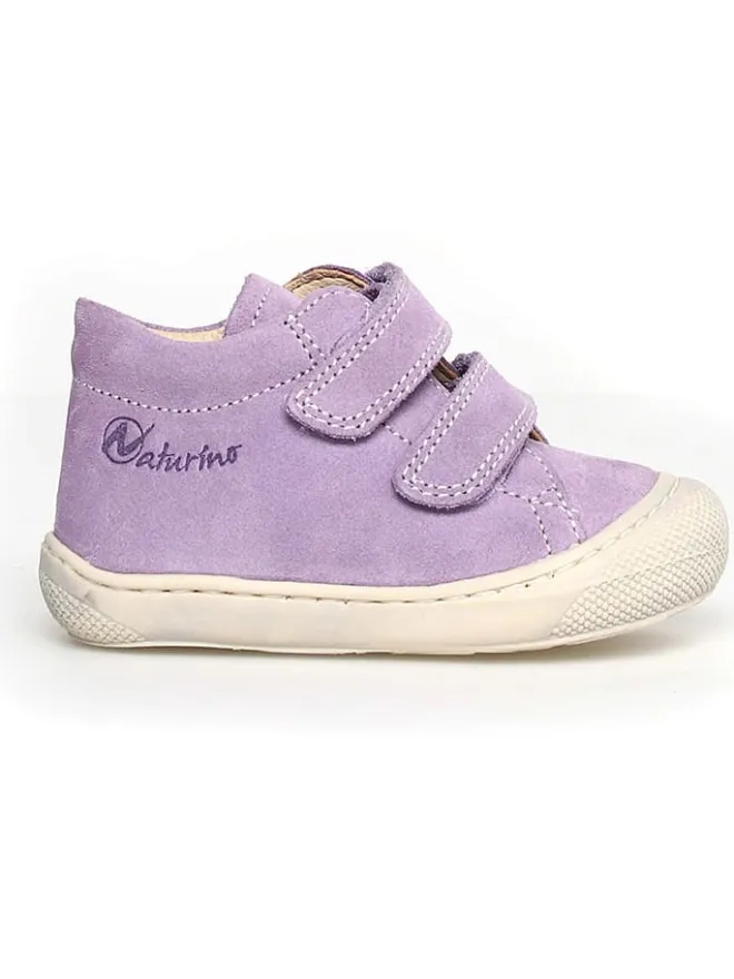 Leder-Lauflernschuhe "Cocoon" in Lila>Naturino New
