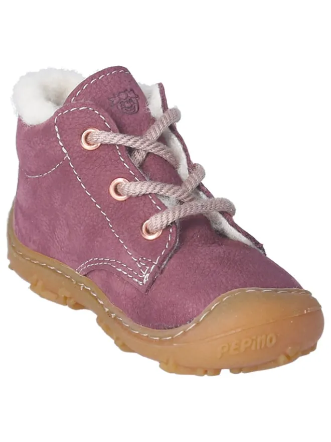Leder-Lauflernschuhe "Colin" in Lila>PEPINO Outlet