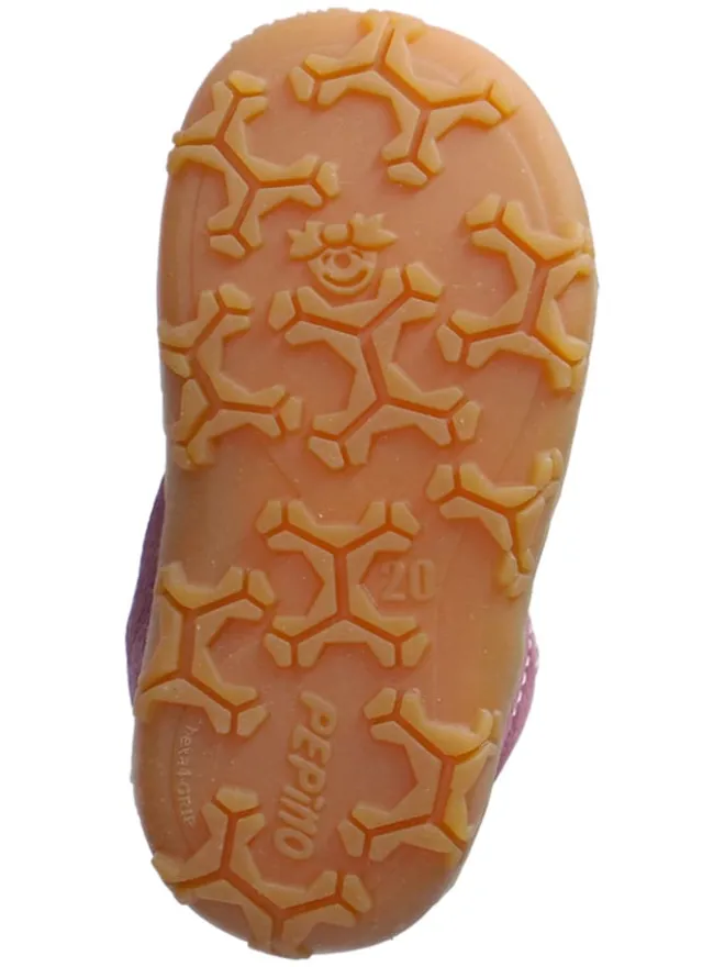 Leder-Lauflernschuhe "Colin" in Lila>PEPINO Outlet