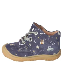 Leder-Lauflernschuhe "Dots" in Dunkelblau>PEPINO Sale