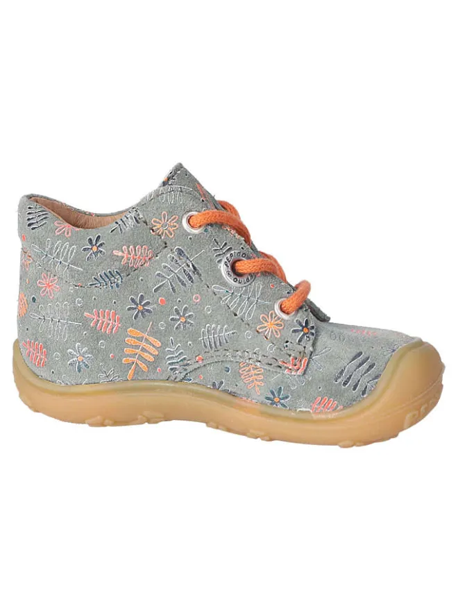 PEPINO Lauflernschuhe^Leder-Lauflernschuhe "Dots" in Grau