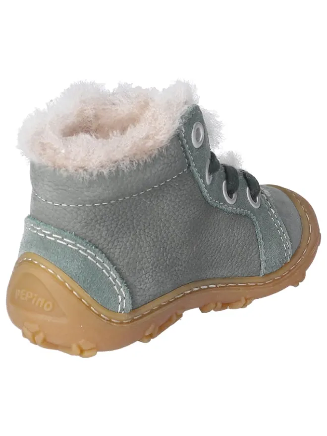 Leder-Lauflernschuhe "Elia" in Grau>PEPINO Discount