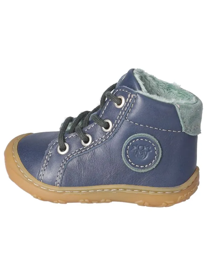 Leder-Lauflernschuhe "Georgie" in Dunkelblau>PEPINO Hot