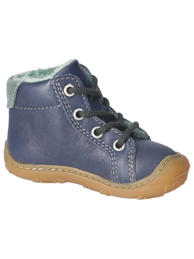 Leder-Lauflernschuhe "Georgie" in Dunkelblau>PEPINO Hot