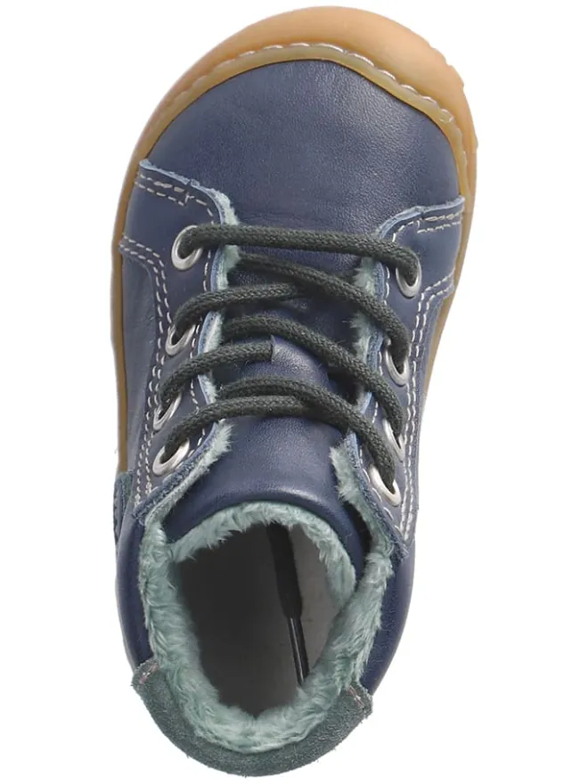 Leder-Lauflernschuhe "Georgie" in Dunkelblau>PEPINO Hot