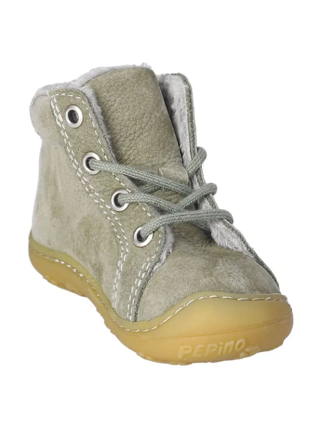 Leder-Lauflernschuhe "Georgie" in Grau>PEPINO Online