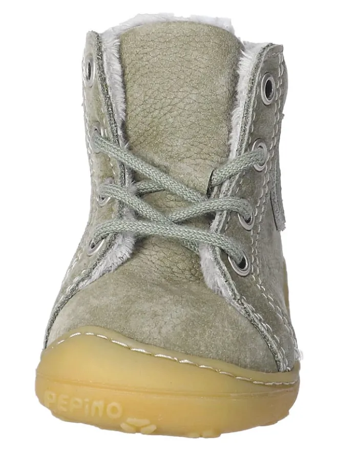 Leder-Lauflernschuhe "Georgie" in Grau>PEPINO Online