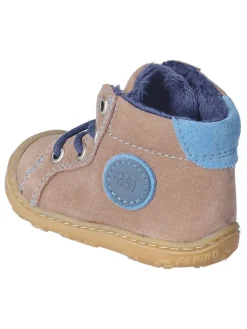 Leder-Lauflernschuhe "Georgie" in Beige/ Blau>PEPINO Online