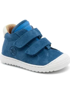 bisgaard Lauflernschuhe^Leder-Lauflernschuhe in Blau/ Weiß