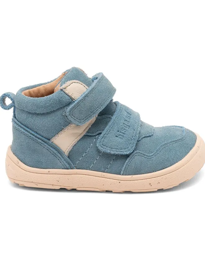 Leder-Lauflernschuhe in Blau/ Creme>bisgaard Best
