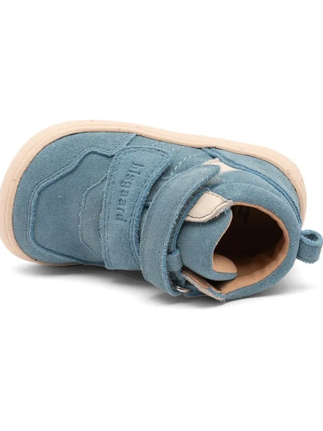 Leder-Lauflernschuhe in Blau/ Creme>bisgaard Best