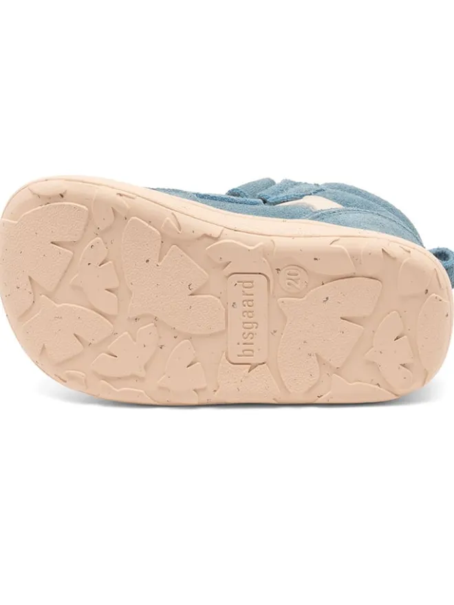 Leder-Lauflernschuhe in Blau/ Creme>bisgaard Best