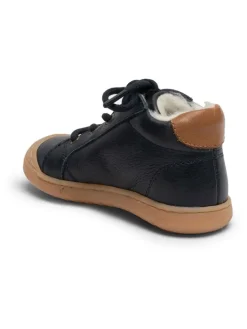Leder-Lauflernschuhe in Dunkelblau><noscript><img width=