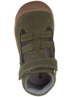 Leder-Lauflernschuhe in Khaki><noscript><img width=