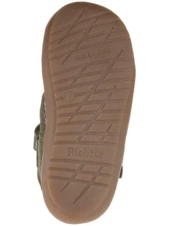 Leder-Lauflernschuhe in Khaki><noscript><img width=